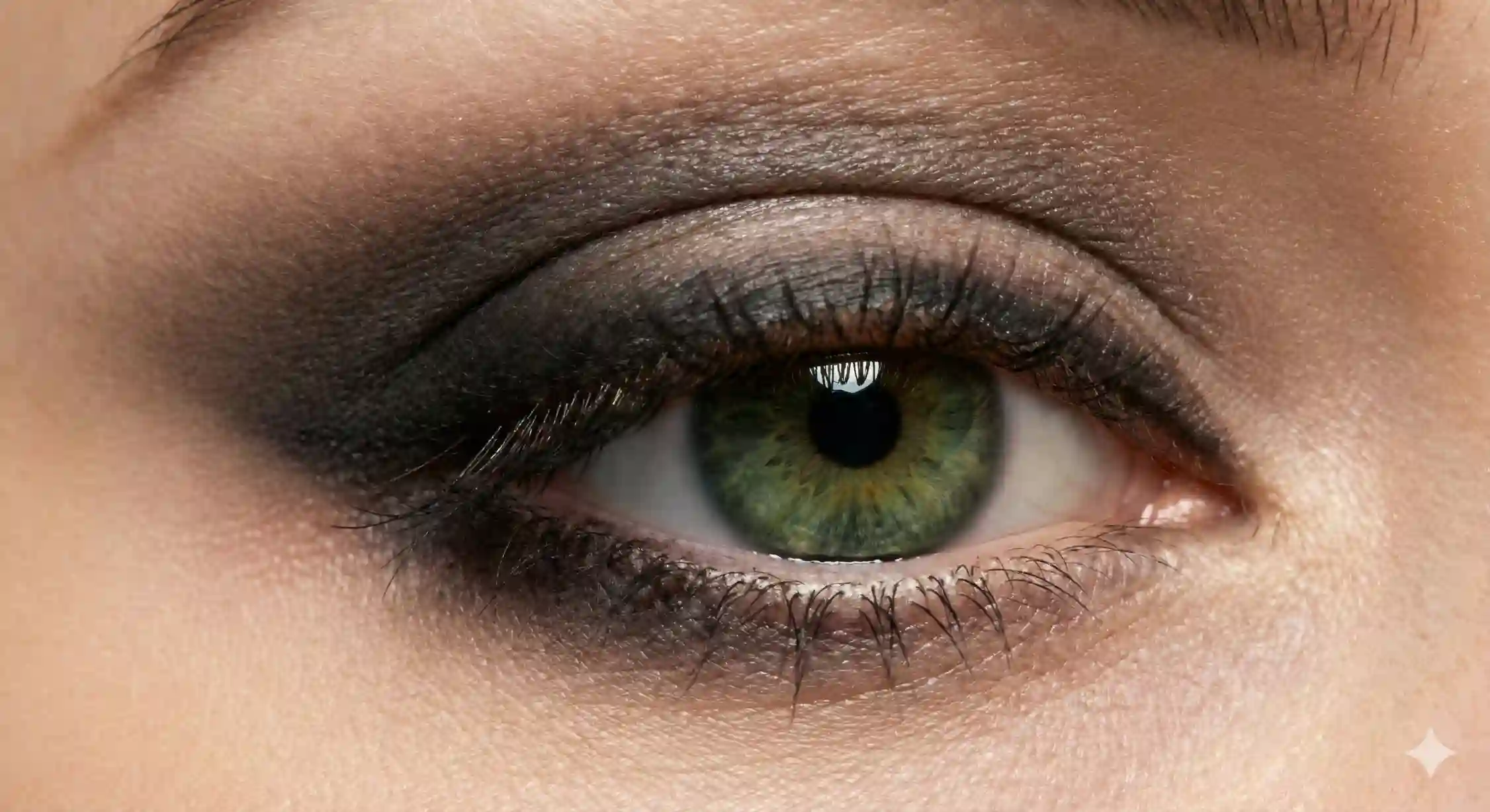 آرایش چشم اسموکی و حرفه‌ای با استفاده از مداد چشم فانوما با بافت نرم.